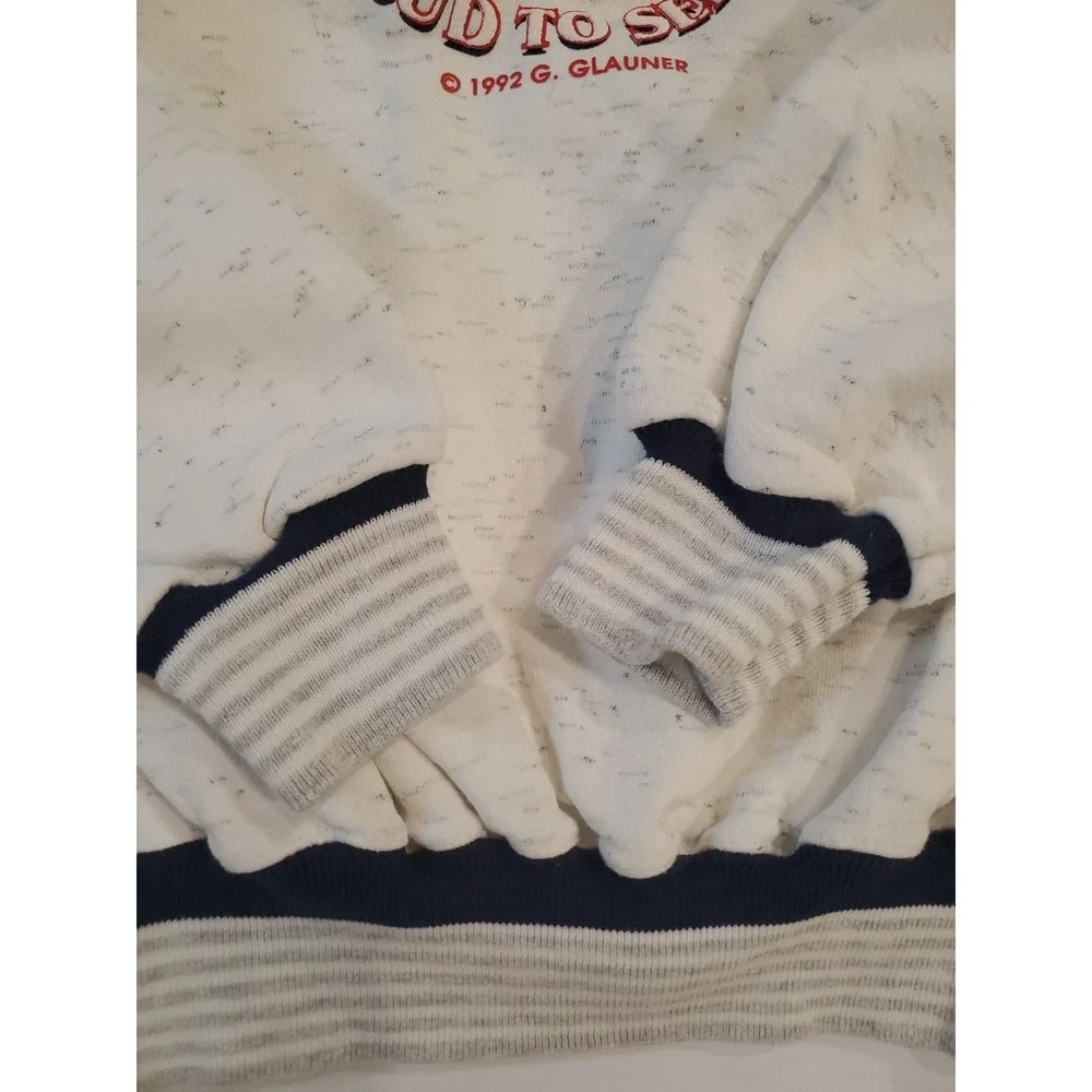VTG Cleveland Fire Dept. Proud To Serve Sweatshirt Men's L UltraClub Collection